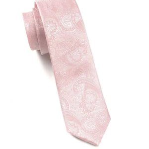 Twill Paisley Blush Pink Tie
